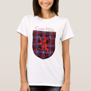Hill Tartan Scottish Kariert Lion Rampant T-Shirt