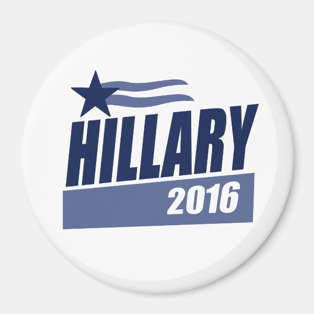 HILLARY 2016 CAMPAIGN BANNER.png Magnet (Vorne)