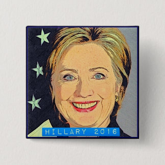 HILLARY 2016! ITIS ZEIT BUTTON