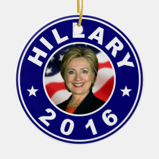 Hillary 2016 keramik ornament