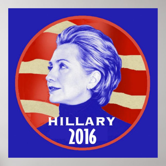 HILLARY 2016 POSTER (Vorne)