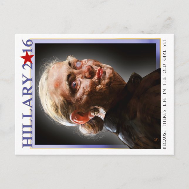 Hillary 2016 Postkarte (Vorderseite)