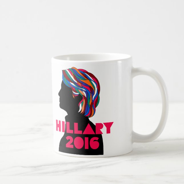 Hillary 2016 : Rétro tasse de café de conception (Droite)