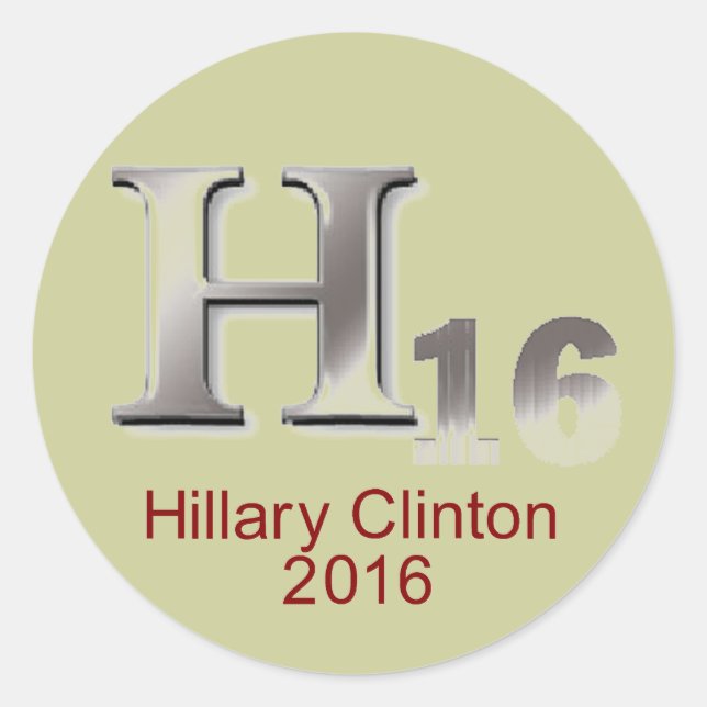 Hillary 2016 Sticker (Vorderseite)