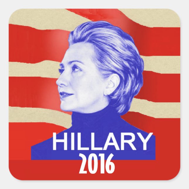 Hillary 2016 Sticker (Vorderseite)