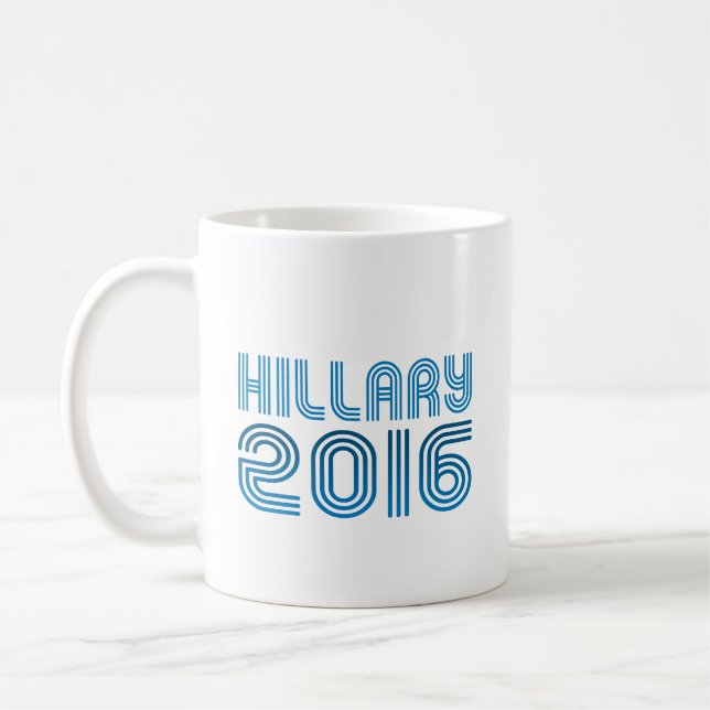 HILLARY 2016 VINTAG - .PNG KAFFEETASSE (Links)