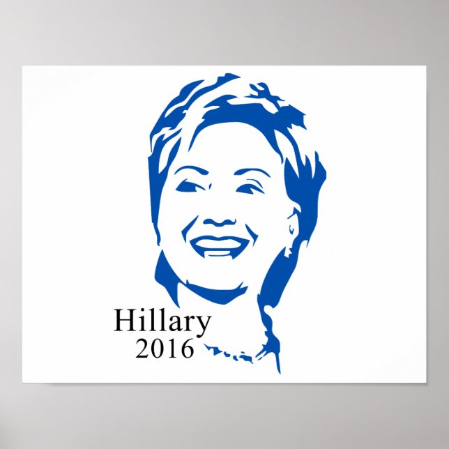 Hillary 2016 Vote Hillary Clinton für Präsident Poster (Vorne)