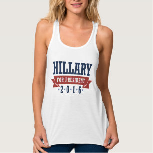 HILLARY 2016 ZERTIFIZIERTES RIBBON TANK TOP