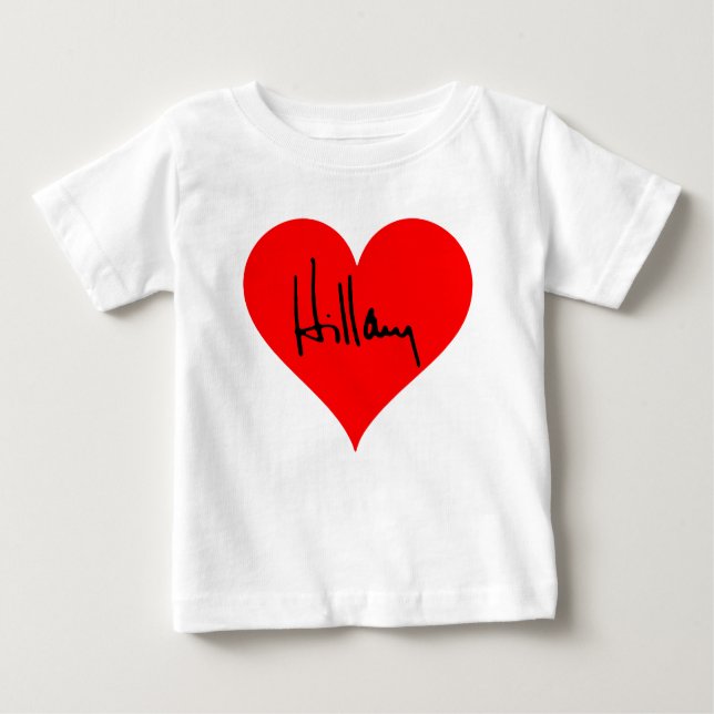 "Hillary " Baby T-shirt (Vorderseite)
