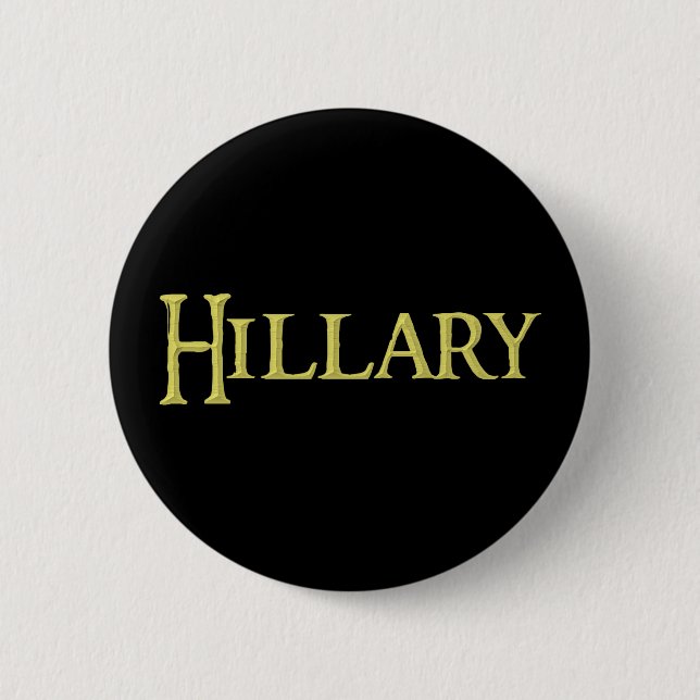 Hillary, Button zum Verkauf ! (Vorderseite)