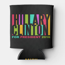 Hillary Clinton 2016 benutzerdefinierte Monogramm Dosenkühler