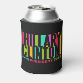 Hillary Clinton 2016 benutzerdefinierte Monogramm Dosenkühler