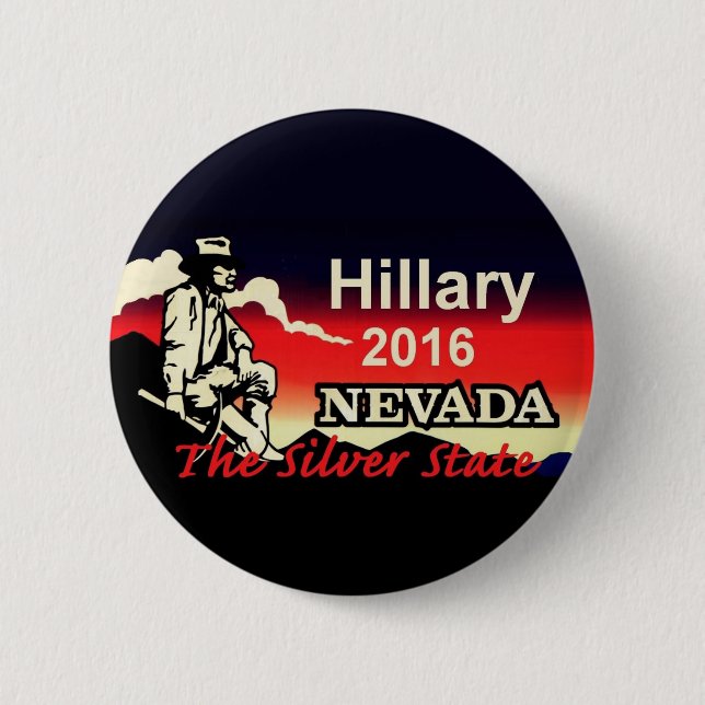 Hillary Clinton 2016 Button (Vorderseite)