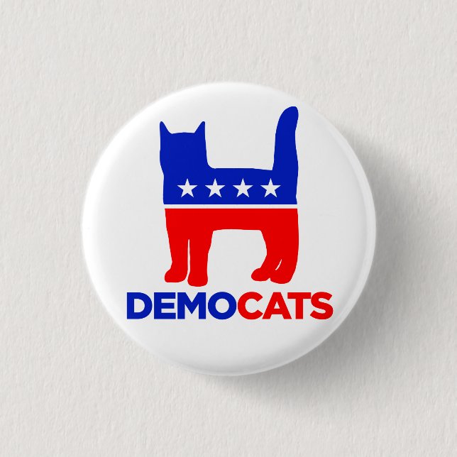 Hillary Clinton 2016: DEMOCATS Knopf Button (Vorderseite)