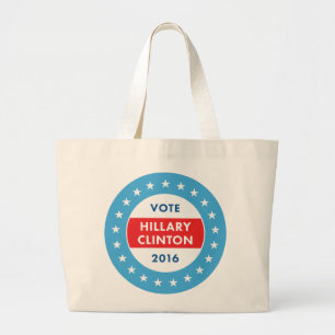 Hillary Clinton 2016 Jumbo Stoffbeutel