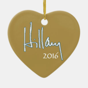 Hillary Clinton 2016 Keramikornament