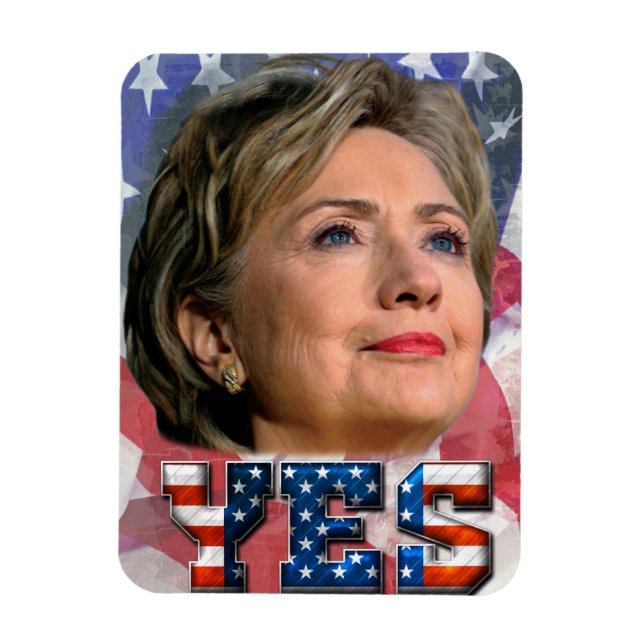 Hillary Clinton 2016 Magnet (Vertikal)