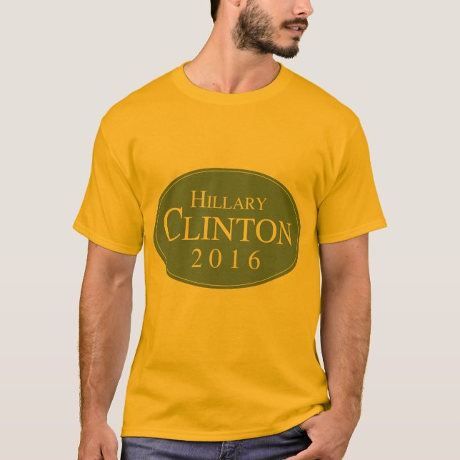 HILLARY CLINTON 2016 OVALESQUE - .PNG T-Shirt (Vorderseite)