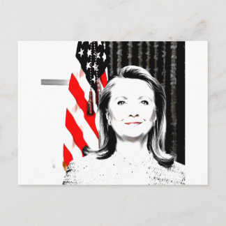 Hillary Clinton 2016 Postkarte