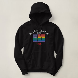 Hillary Clinton 2016 schwarzer Hoodie