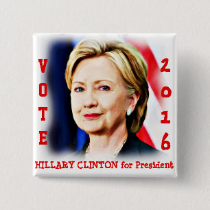 Hillary Clinton, Abstimmung über Präsident_ Button