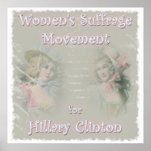 Hillary Clinton als Präsidentin Poster