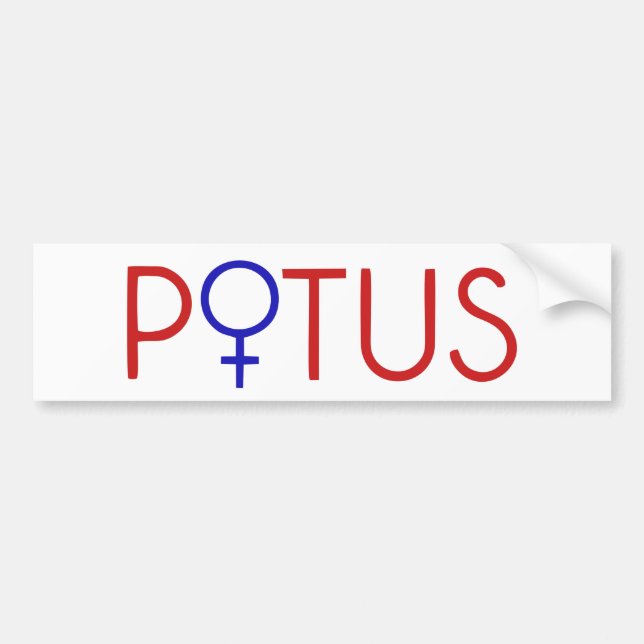 Hillary Clinton Autoaufkleber (Vorne)
