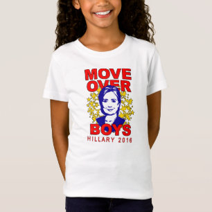 Hillary Clinton"Bewegung über Jungen" der Babydol T-Shirt