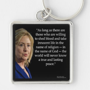 Hillary Clinton Bluthochdruck Zitat Schlüsselanhänger