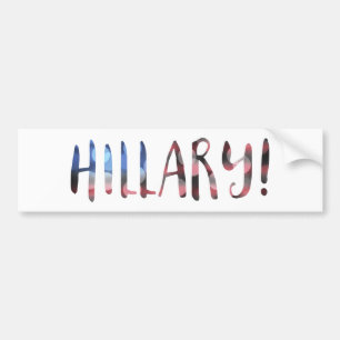 Hillary Clinton Bokeh Autoaufkleber