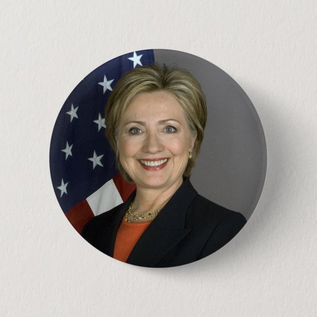 Hillary Clinton Button (Vorderseite)