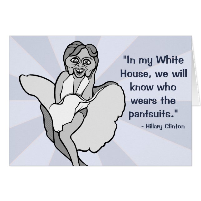 Hillary Clinton comme Marilyn Monroe (Devant horizontal)