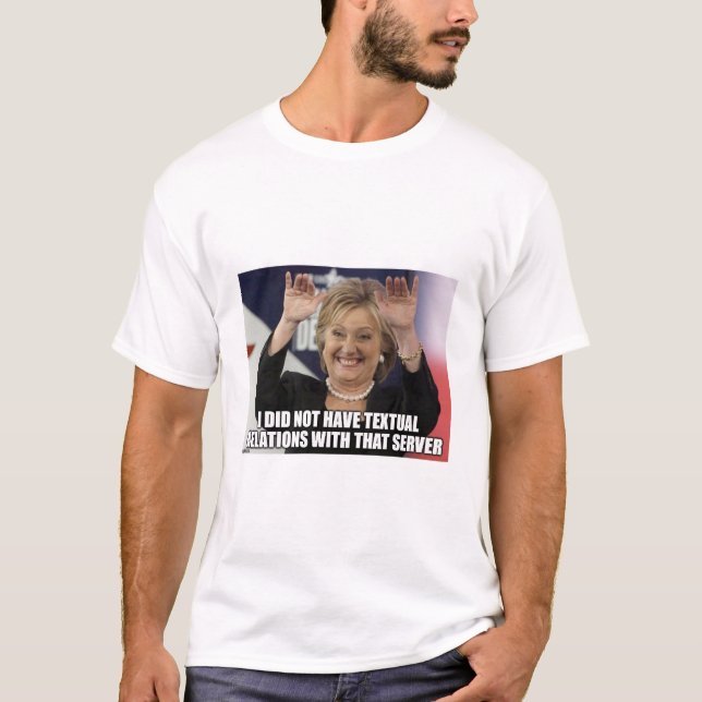 Hillary Clinton - E-Mail-Skandal T-Shirt (Vorderseite)