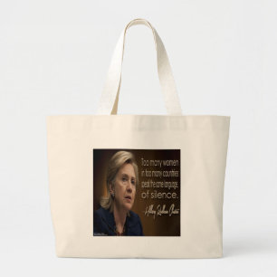 Hillary Clinton Frauen R Anonymous Geschenke & T-S Jumbo Stoffbeutel