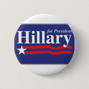 Hillary Clinton für Button Präsidenten-2016 Knop