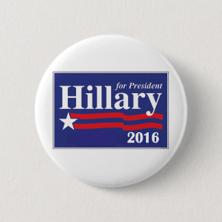 Hillary Clinton für Button Präsidenten-2016 Knopf