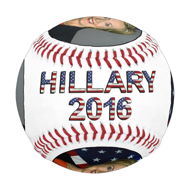 Hillary Clinton für Präsident 2016 Baseball (Vorderseite)