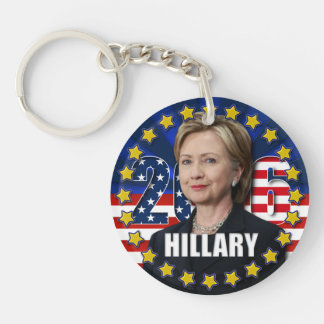 Hillary Clinton für Präsident Acryl Schlüsselanhänger