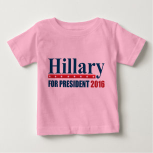 Hillary Clinton für Präsident Baby T-shirt