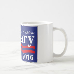 Hillary Clinton für Präsidenten 2016 Kaffeetasse