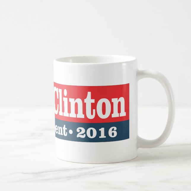 Hillary Clinton für Präsidenten 2016 Kaffeetasse (Rechts)