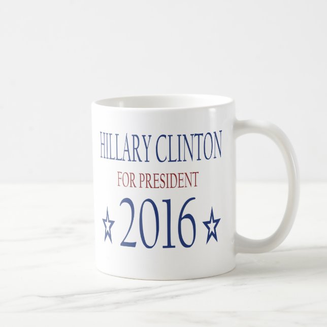 Hillary Clinton für Präsidenten 2016 Kaffeetasse (Rechts)
