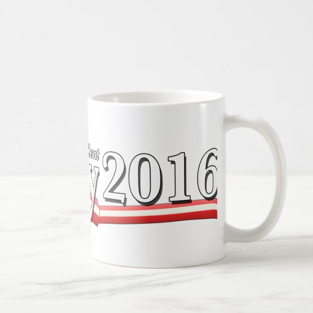 Hillary Clinton für Präsidenten 2016 Kaffeetasse (Rechts)
