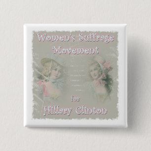 Hillary Clinton für Präsidenten Button