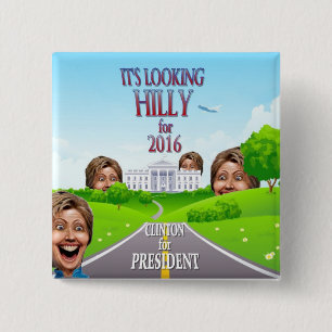 Hillary Clinton für Präsidenten im Jahre 2016 Button