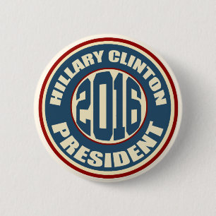 Hillary Clinton für Präsidenten im Jahre 2016 Button