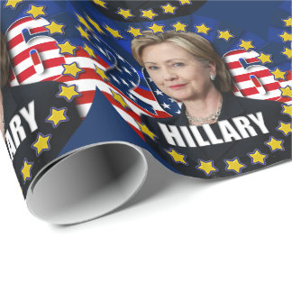 Hillary Clinton für Präsidenten Packpapier 2016