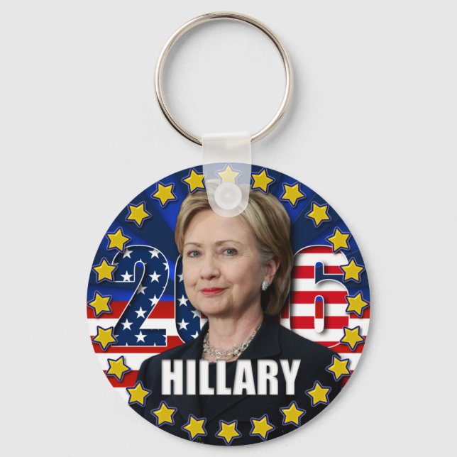Hillary Clinton für Schlüsselanhänger 2016 (Vorderseite)