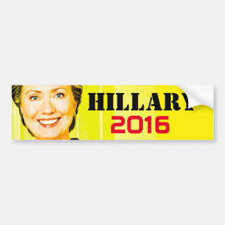 Hillary Clinton für US-Präsident 2016 Autoaufkleber