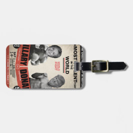 Hillary Clinton gegen Donald Trump 2016 Gepäckanhänger